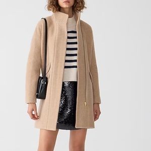 J. Crew City Coat - Cocoon Style in Beige / Natural